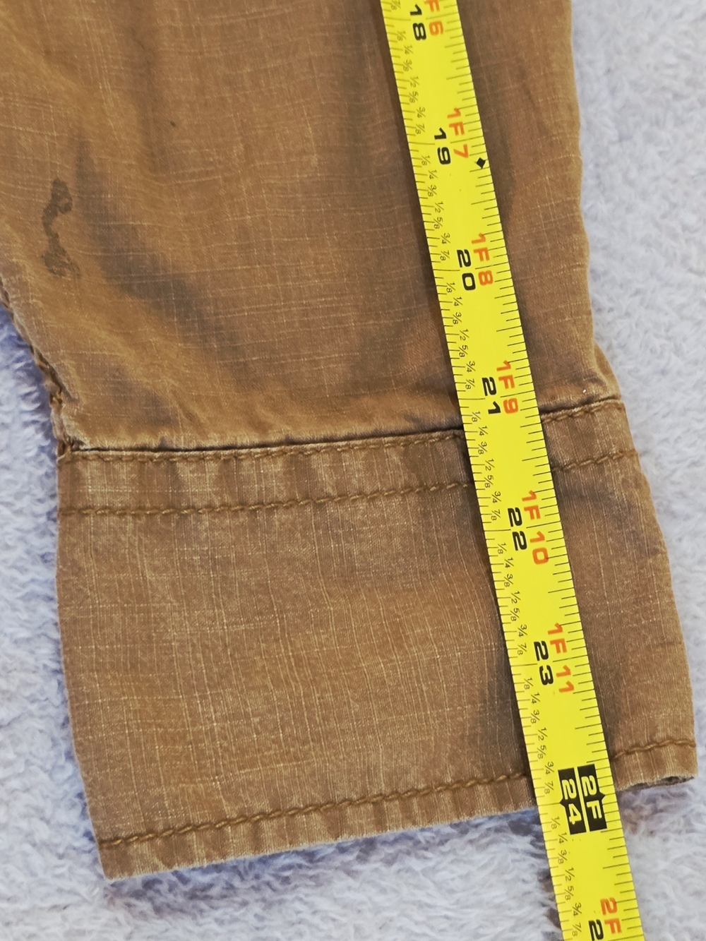 Bit & Bridle Men's Tan Button-Down Corduroy Western Shirt - Picture 12 of 12